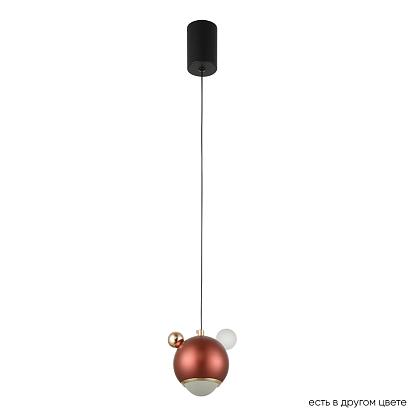 светильник подвесной crystal lux amigo sp led red crystal lux 1083/201, доставка по Казахстану 