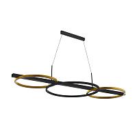 390087 подвесной потолочный светильник (люстра) lanacera, led 2х12,5w, 3600lm, led 1х15,5w, 2250lm,, доставка по Казахстану 