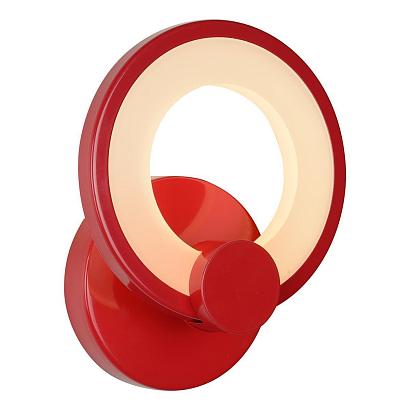 Декоративные настенные Бра iLedex Ring A001/1 Red, доставка по Казахстану 