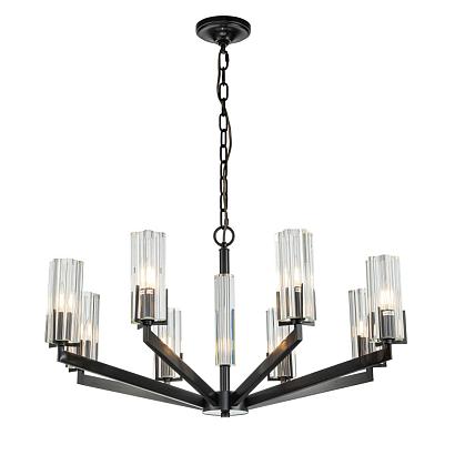 люстры подвесная люстра belfast malone 6035-8 bl cl, доставка по Казахстану 