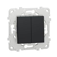 Переключатель двухклавишный перекрестный Schneider Electric Unica New NU521554 
