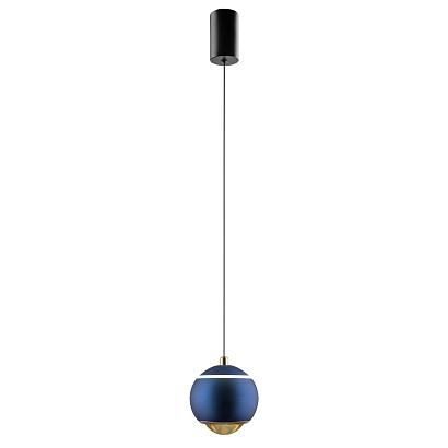 светильник подвесной crystal lux caro sp led blue crystal lux 1344/201, доставка по Казахстану 