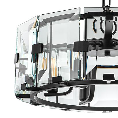 713267 (md20104-6a ) люстра novara 6x40w e14 черный матовый (в комплекте), доставка по Казахстану 