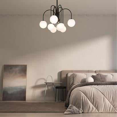 люстры подвесная люстра arte lamp mebsuta a1675lm-8bk, доставка по Казахстану 