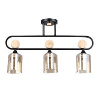 потолочная люстра arte lamp glamore a5076pl-3bk, доставка по Казахстану 