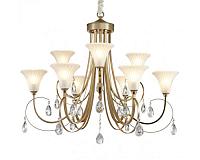 newport 4820 4829/c , люстра, french gold clear crystal matt white glass d87*h59/150 cm e14 9*60w, доставка по Казахстану 