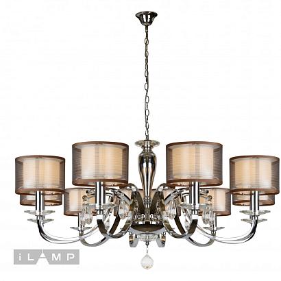 люстры подвесная люстра ilamp mario rm16001/10cr, доставка по Казахстану 