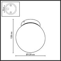 Дополнительная картинка 7124/1C Odeon Light  Потолочный светильник VIVA