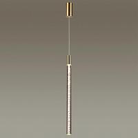 4369/5l hightech odl23 107 полированное золото/акрил с пузырьками подвесной св-к ip20 led 5w 200лм 3000k sparky, доставка по Казахстану 