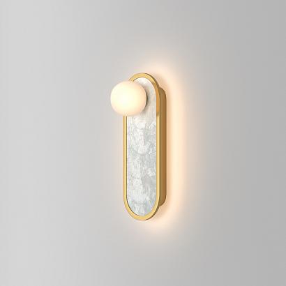 Декоративные настенные Настенный светильник (бра) Maytoni MOD473WL-L20BSK Perlamour, доставка по Казахстану 