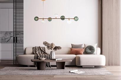 люстры подвесная люстра infilato 4035-7p, доставка по Казахстану 