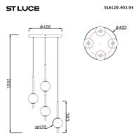sl6120.403.04 светильник подвесной st-luce peek, доставка по Казахстану 