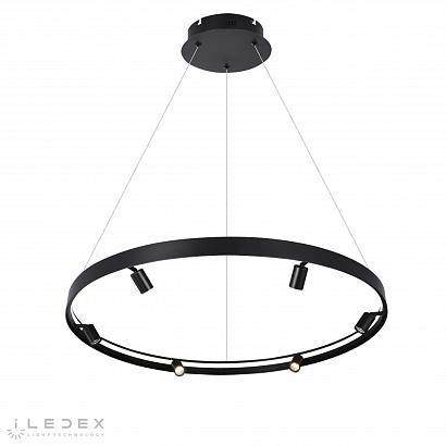 люстры светильник подвесной iledex vision iledex 2060-d1000 bk, доставка по Казахстану 