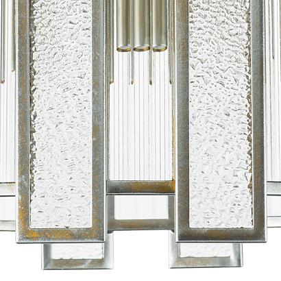 люстры 712054 (mx20103-5a) люстра  agave 5х40w e27 серебро с патиной/прозрачный (в комплекте), доставка по Казахстану 