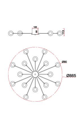 люстры потолочная люстра freya fr5242cl-16b1, доставка по Казахстану 