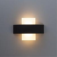 Дополнительная картинка Уличный настенный светодиодный светильник Arte Lamp Croce A1444AP-1BK