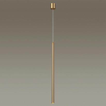 4374/3l hightech odl23 123 золото/металл подвесной светильник (база для встройки в комплекте) ip20 led 3w 237лм 3000k fiano, доставка по Казахстану 