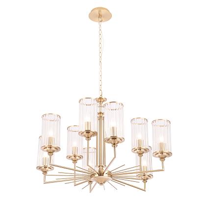 люстры люстра crystal lux gloria sp9 brass crystal lux 1910/309, доставка по Казахстану 