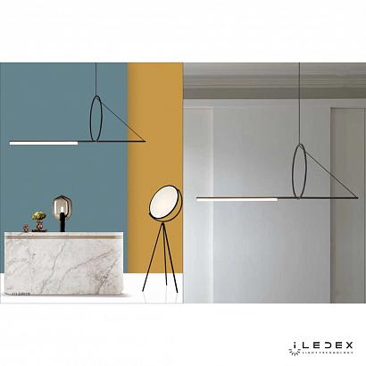 подвесной светильник iledex zoom 8075p/s-18w-3000k matt black&white iledex 8075p/s-18w-3000k mbk-wh, доставка по Казахстану 
