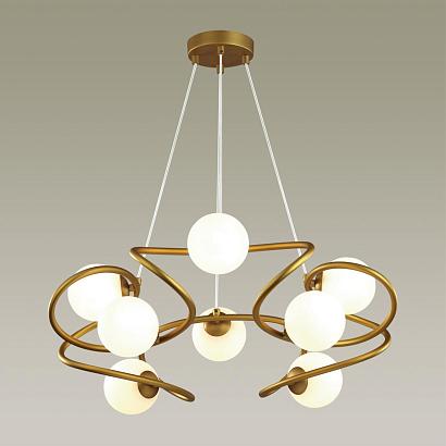 люстры подвесная люстра odeon light modern slota 4806/8, доставка по Казахстану 