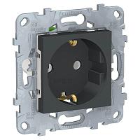 Розетка с заземлением, без шторок Schneider Electric Unica New NU505654 
