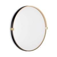 7647/DL PALE SN Светильник пластик/белый/черный/золотой LED 48Вт 4000К D390 IP43 OLIDI BLACK