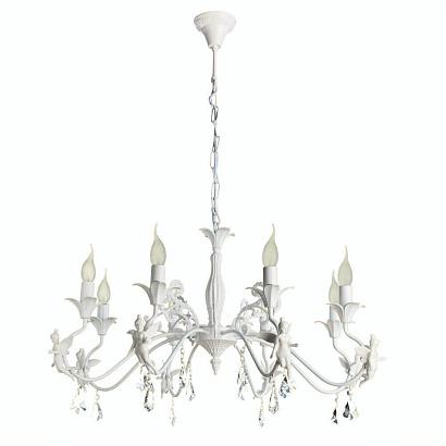 люстры подвесная люстра arte lamp angelina a5349lm-8wh, доставка по Казахстану 