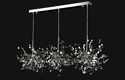 светильник подвесной crystal lux garden sp3х3 l1200 chrome crystal lux 1861/209, доставка по Казахстану 