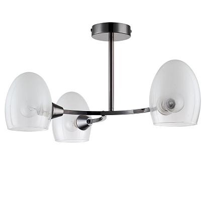 люстры 6513/3c moderni ln23 черный потолочный светильник e14 3*40w 220v kendall, доставка по Казахстану 
