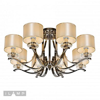 люстры потолочная люстра ilamp london 88389/8 cr, доставка по Казахстану 