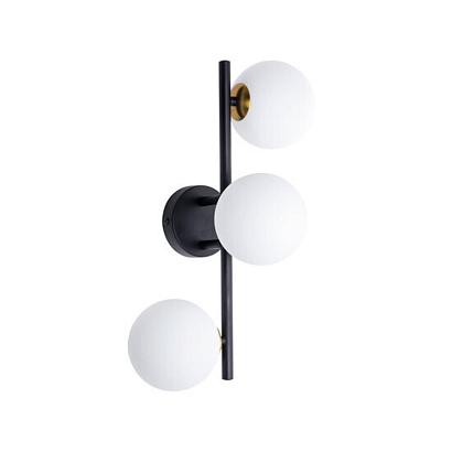 светильники Настенный светильник Arte Lamp GEMINI A2243PL-3BK, доставка по Казахстану 
