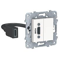 Розетка компьютерная HDMI Schneider Electric Unica New NU543018 