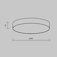 Дополнительная картинка Потолочный светильник Technical C032CL-45W2.7K-RD-MG