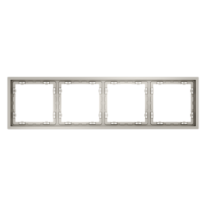 Рамка пластиковая VOLTUM S70 на 4 поста, (кашемир) VLS100403 