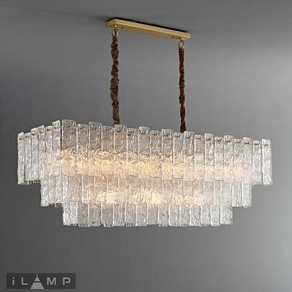 люстры подвесная люстра ilamp manhattan p6315-1200 br, доставка по Казахстану 