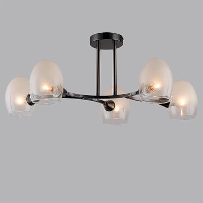 купить 6513/5C MODERNI LN23 черный Потолочный светильник E14 5*40W 220V KENDALL в Алматы, svet.kz, доставка по Казахстану 