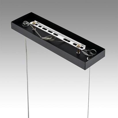 8240/3 comfi ln25 черный, металл/акрил светильник подвесной led gx53 3*7w 220v lanika, доставка по Казахстану 