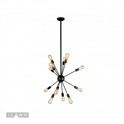 подвесная люстра ilamp twins loft 209-12b, доставка по Казахстану 