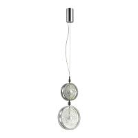 5416/13la l-vision odl_ex23 10 хром/серый/св.серый металл/стекло подвес led 13w 4000k caramella, доставка по Казахстану 