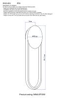 Бра Crystal Lux NINA AP18W LED BRASS Crystal Lux 3410/401