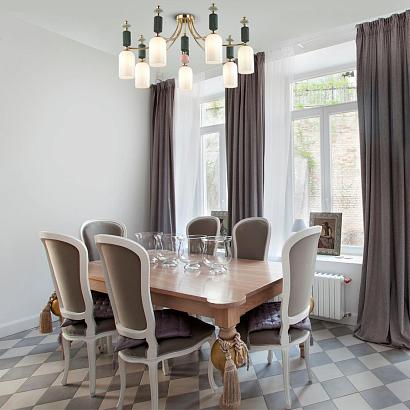 люстры потолочная люстра odeon light classic candy 4861/7c, доставка по Казахстану 