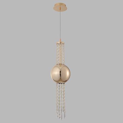 светильник подвесной crystal lux navajo sp3w led gold crystal lux 3811/203, доставка по Казахстану 