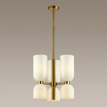 купить Подвесная люстра Odeon Light Midcent Orinoco 4798/6 в Алматы, svet.kz, доставка по Казахстану 