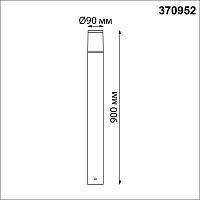 370952 STREET NT23 000 темно-серый Светильник ландшафтный IP54 E27 15W 220-240V VIDO