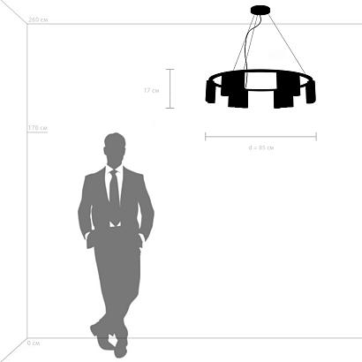 718183 (md2166-18a) люстра roma 18х28w gu10 (led) champagne gold (в комплекте), доставка по Казахстану 