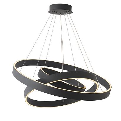 люстра crystal lux tron sp158w led black crystal lux 4040/303, доставка по Казахстану 