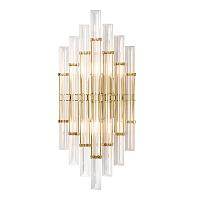 Бра Crystal Lux SARAGOSA AP2 BRASS/TRANSPARENTE Crystal Lux 2880/402