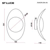 Дополнительная картинка SL6229.201.01 Светильник настенный ST-Luce 
