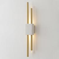 Настенный светильник Crystal Lux CARTA AP6W LED WHITE/BRASS 0343/401