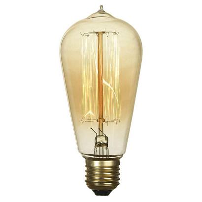 Лампа накаливания E27 60W 2700K прозрачная GF-E-764 купить в Алматы svet.kz